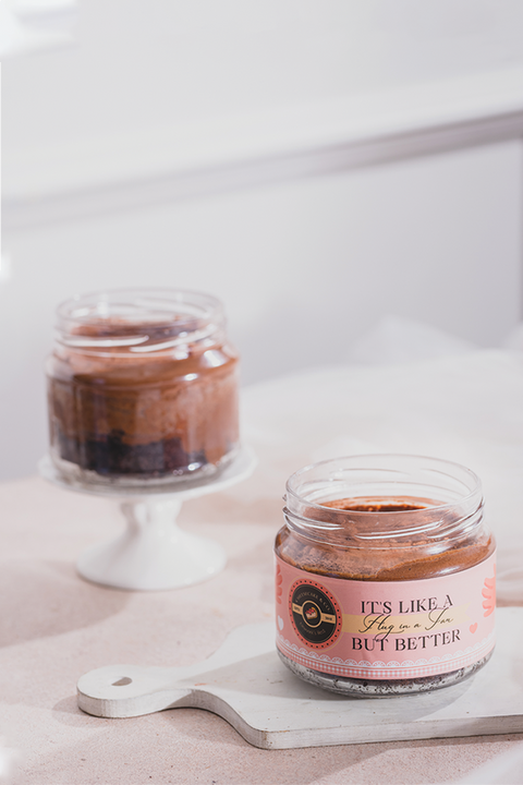 Belgian chocolate mousse jar (1 piece)