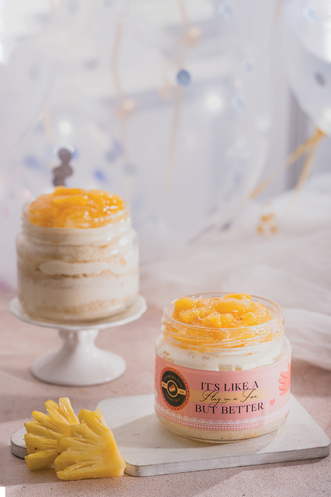 Fresh Cream Pineapple Cake Jar (1 piece)