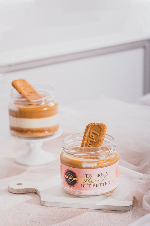 Lotus Biscoff Baked  Cheesecake Jar (1 piece)