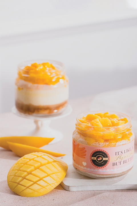 Mango Baked Cheesecake Jar (1 piece)
