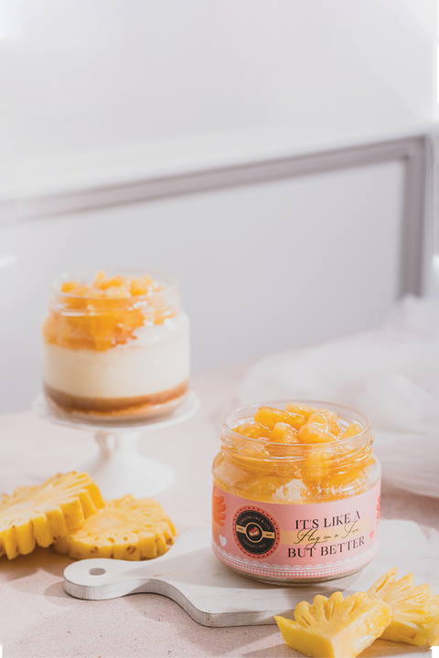 Pineapple baked cheesecake jar (1 piece)